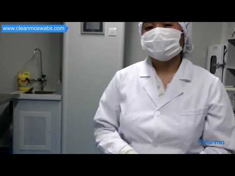 Videos de la empresa sobre cleanmo laboratory for CHG swabs and applicators