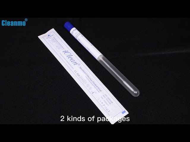 Videos de la empresa sobre Disposable Nasal Flocked Swabs / Nylon Fiber DNA Buccal Swabs CM-FS913