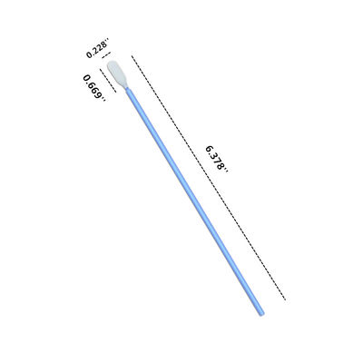 CM-PS761M Long Handle Cleanroom limpia los palillos disponibles de la esponja de la microfibra de la capa doble