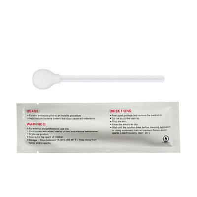 La piel quirúrgica que hace espuma la preparación antiséptica CHG limpia la esterilización del uno mismo