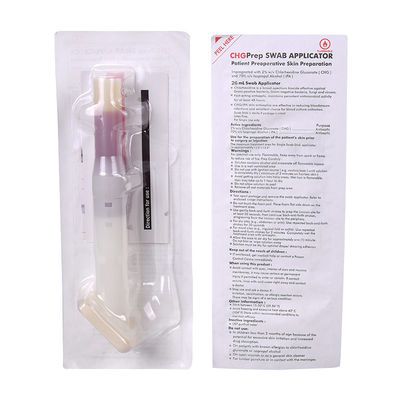 10,5 aplicador de la preparación CHG del ml/manija del ABS del aplicador del Chlorhexidine