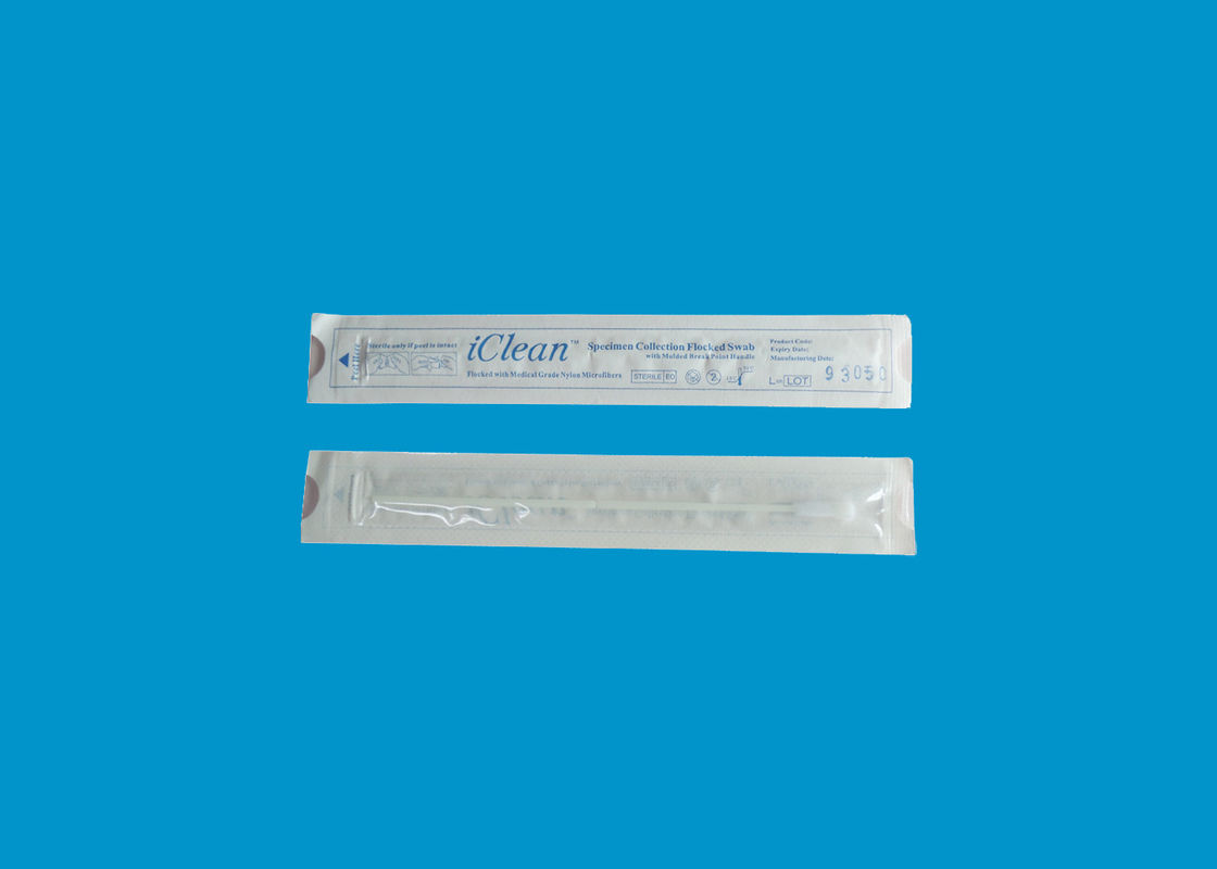 Colección de espécimen oral-nasal reunida de nylon flexible de la nariz de la esponja plástica de la garganta CM-FS915
