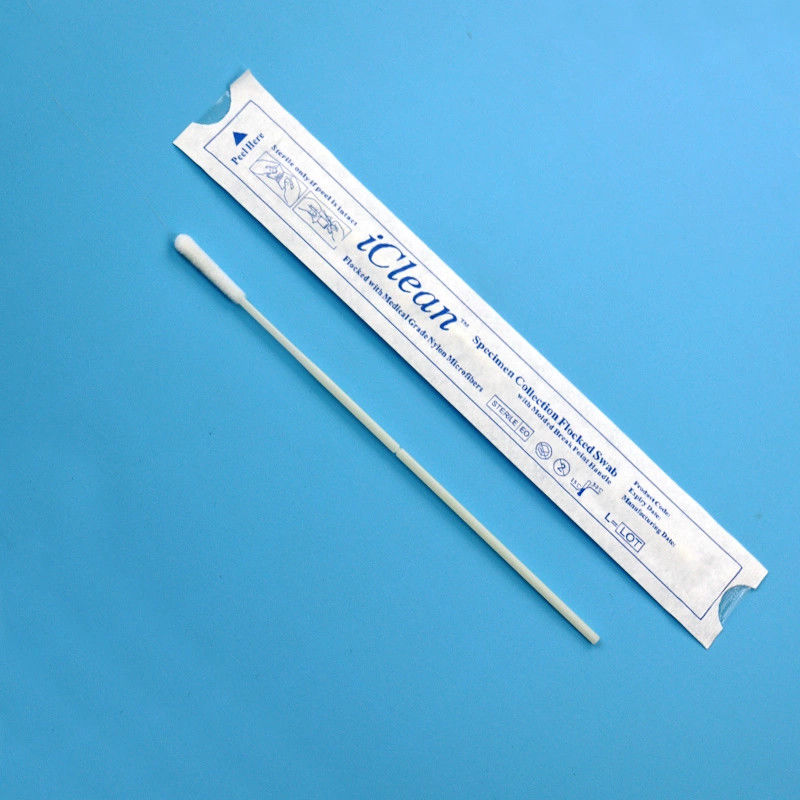 Esponja nasal de laboratorio del prueba de la garganta de la multitud de nylon oral estéril disponible del transporte médica